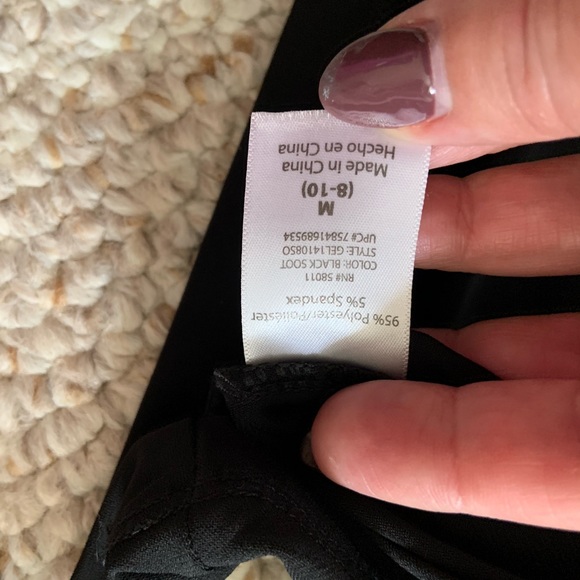 NWT George Black Top - Picture 6 of 7